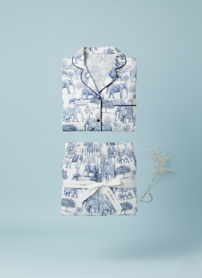 Short Camisa / Satín ELEFANTES