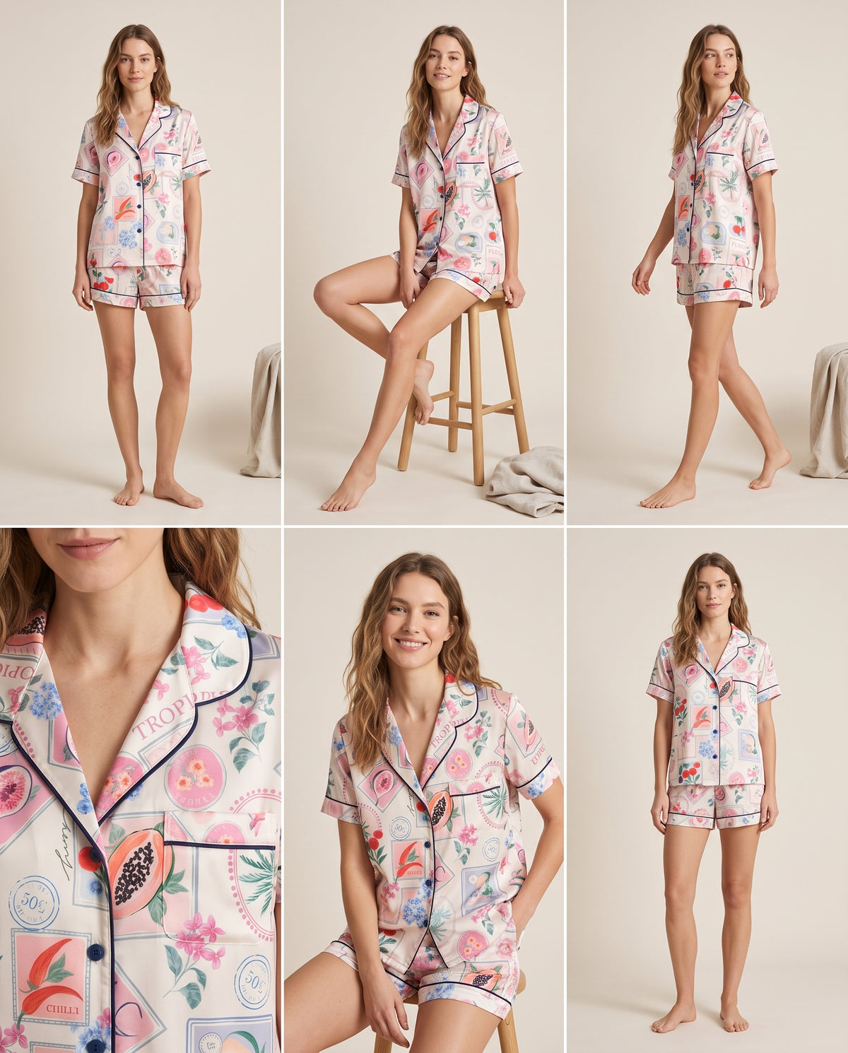Short camisa / Seda FRUTAL