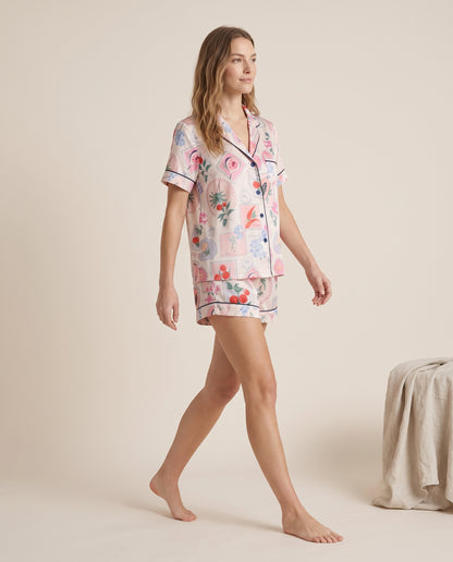 Short camisa / Seda FRUTAL