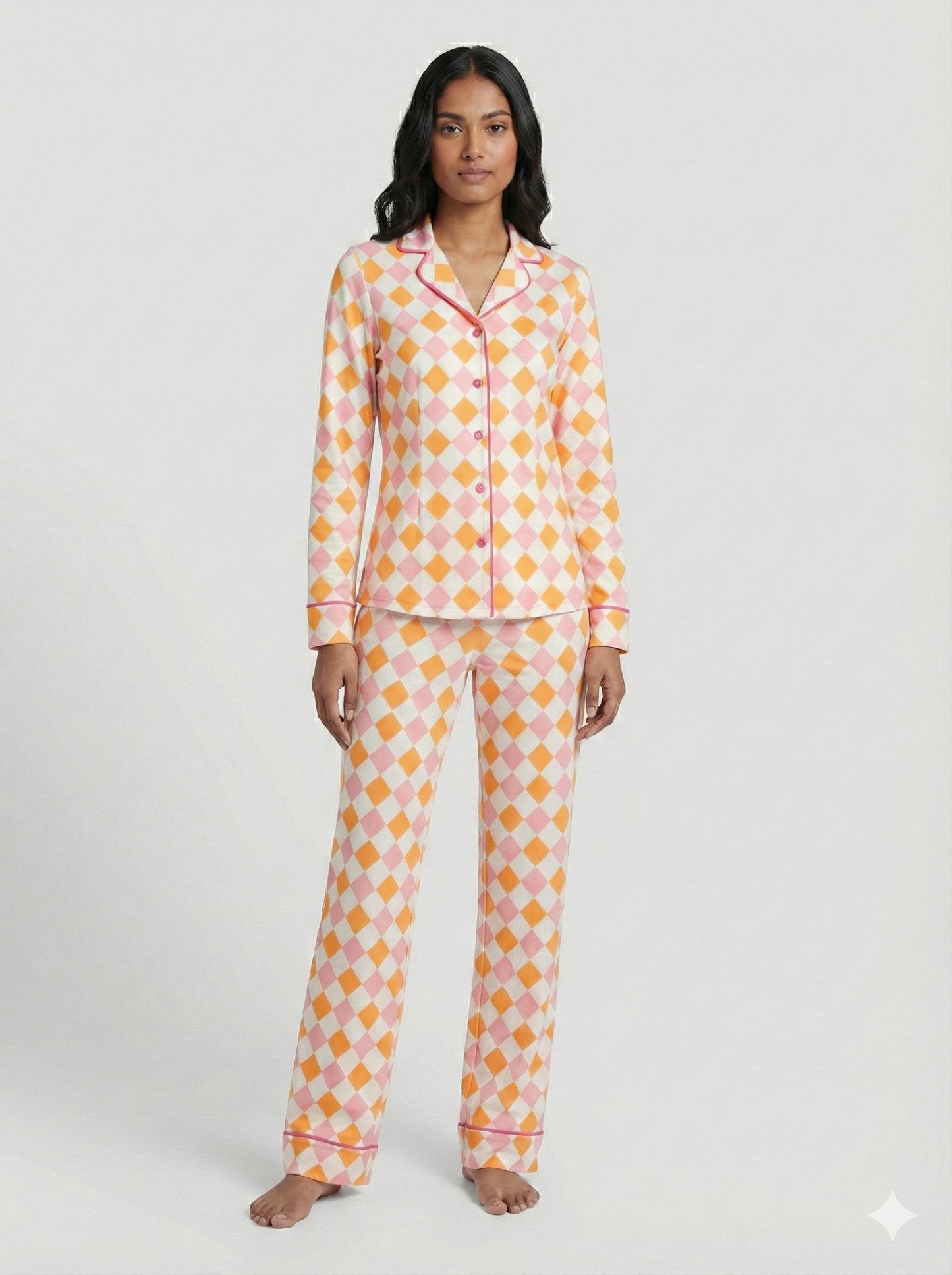 Pantalón Camisa / Seda ROMBOS