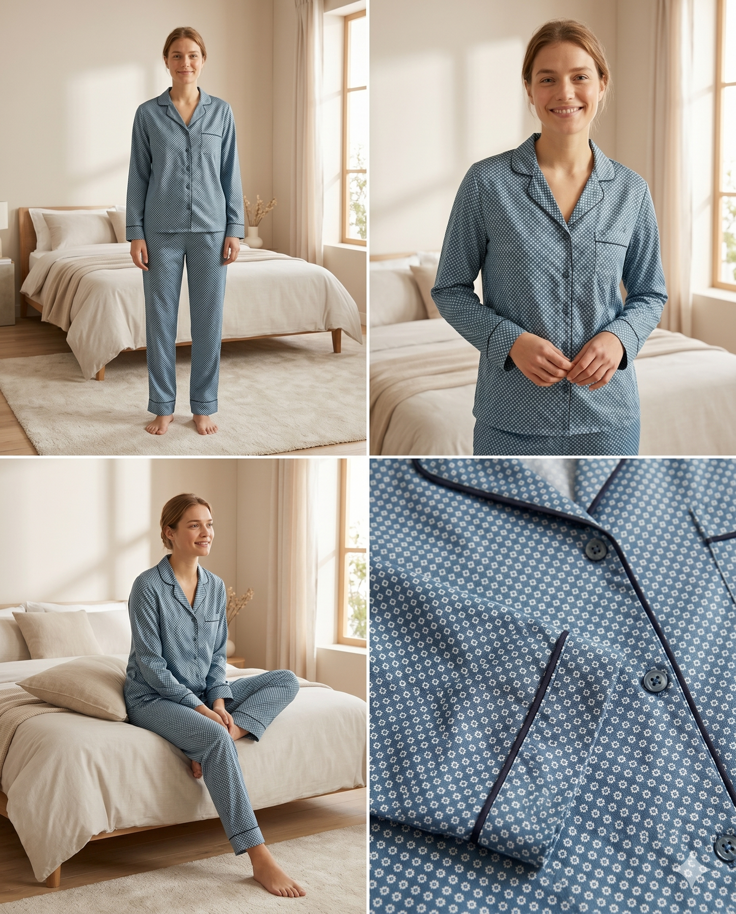 Pantalón Camisa / Seda MINI FLOR