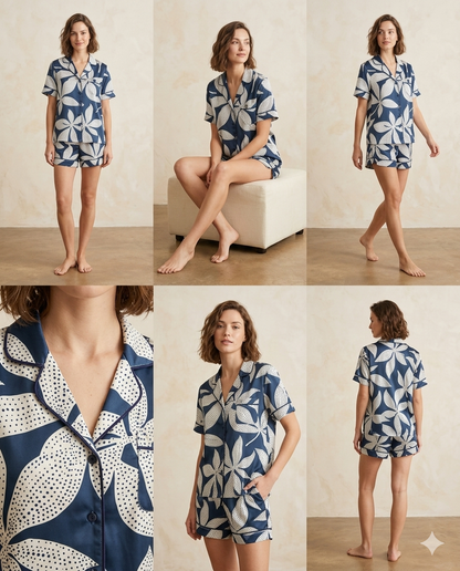 Short camisa / Seda LUCIANA