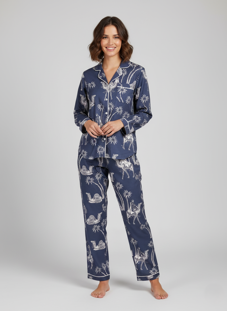 Pantalón Camisa / Satín CAMELLOS