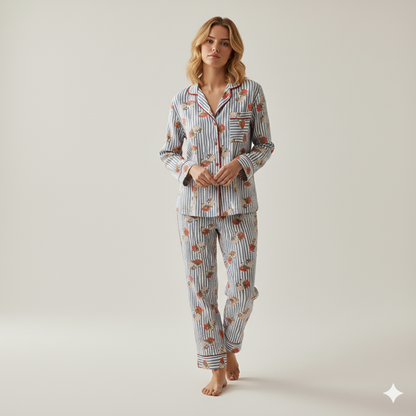 Pantalón Camisa / Algodón Rayas