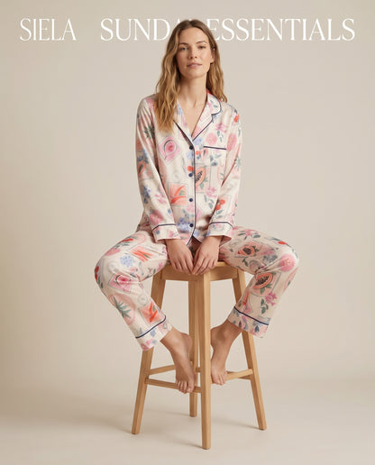 Pantalón camisa / Seda FRUTAL