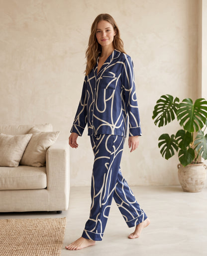 Pantalón camisa / Seda PETUNIA