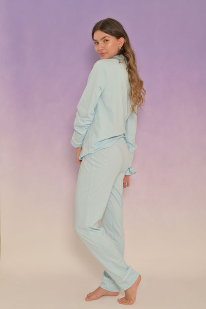 Pijama Pantalón / Algodón Blue